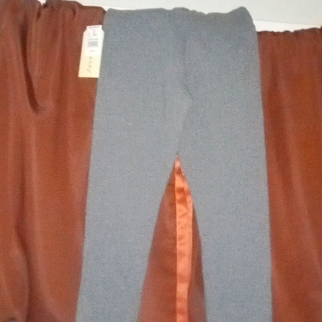 Solid Grey Leggings,Size:S